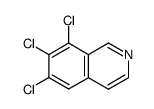 6,7,8-trichloroisoquinoline Structure