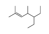 5-Ethyl-2,4-dimethyl-2-heptene结构式