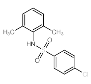 4-chloro-N-(2,6-dimethylphenyl)benzenesulfonamide structure