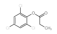 (2,4,6-trichlorophenyl) propanoate structure