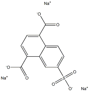 sodium 5,8-dicarboxynaphthalene-2-sulfonate structure