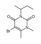 5-bromo-3-butan-2-yl-1,6-dimethylpyrimidine-2,4-dione Structure