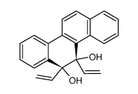 trans-5,6-Dihydroxy-5,6-divinyl-5,6-dihydrochrysene Structure