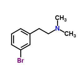 3-bromo-N,N-dimethylbenzeneethanamine Structure