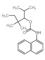 2,4,4-trimethylhexan-3-yl N-naphthalen-1-ylcarbamate Structure