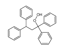 (1-hydroperoxy-1,3,3-triphenylpropyl)benzene Structure