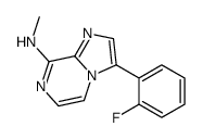 3-(2-fluorophenyl)-N-methylimidazo[1,2-a]pyrazin-8-amine Structure