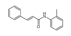 N-(2-methylphenyl)-3-phenylacrylamide结构式