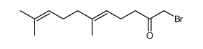 (E)-1-bromo-6,10-dimethylundeca-5,9-dien-2-one Structure