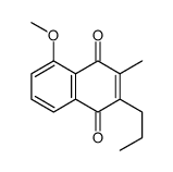 5-methoxy-3-methyl-2-propylnaphthalene-1,4-dione Structure