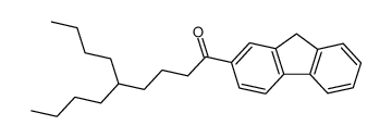 5-butyl-1-(9H-fluoren-2-yl)nonan-1-one结构式