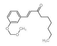 1-[3-(methoxymethoxy)phenyl]non-1-en-3-one结构式