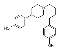 4-[4-[4-(4-hydroxyphenyl)piperidin-1-yl]butyl]phenol Structure