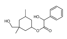 [3-(hydroxymethyl)-3,5-dimethylcyclohexyl] 2-hydroxy-2-phenylacetate Structure