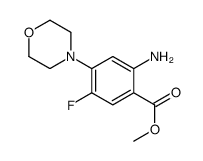 Methyl 2-AMino-5-fluoro-4-Morpholinobenzoate Structure