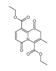 diethyl 3-methyl-1,6-dioxo-2H,6H-pyrido<2,1-b><1,3>thiazine-4,9-dicarboxylate Structure