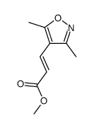 methyl (E)-3-(3,5-dimethyl-1,2-oxazol-4-yl)prop-2-enoate Structure