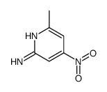 6-Methyl-4-nitro-2-pyridinamine Structure