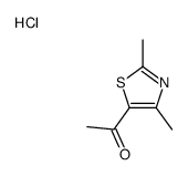 1-(2,4-dimethyl-1,3-thiazol-5-yl)ethanone,hydrochloride结构式