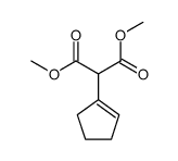 dimethyl 2-(cyclopenten-1-yl)propanedioate结构式