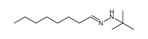 Octanal, 2-(1,1-dimethylethyl)hydrazone Structure