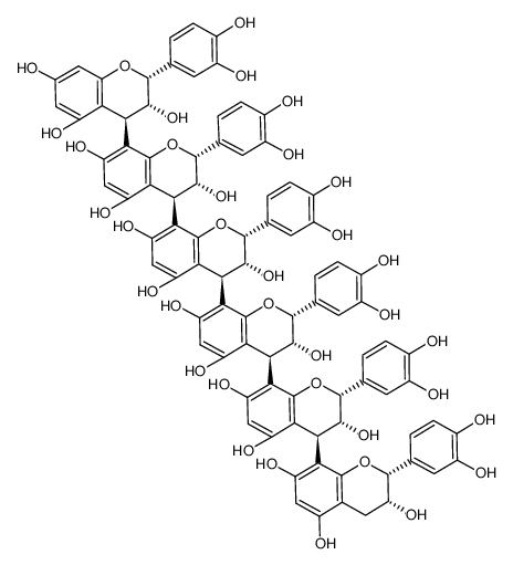 [epicatechin-(4β→8)]5-epicatechin结构式