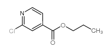 PROPYL 2-CHLOROISONICOTINATE structure