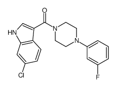 (6-chloro-1H-indol-3-yl)-[4-(3-fluorophenyl)piperazin-1-yl]methanone Structure