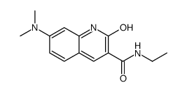 7-(dimethylamino)-N-ethyl-2-oxo-1H-quinoline-3-carboxamide Structure