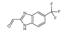 6-Trifluoromethyl-1H-benzoimidazole-2-carbaldehyde结构式