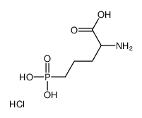 rac 5-Phosphono Norvaline Hydrochloride Structure