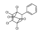 1,4,5,6-tetrachloro-7-phenyl-bicyclo[2.2.2]oct-5-ene-2,3-dione Structure