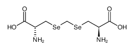 L-Alanine, 3,3'-[methylenebis(seleno)]bis结构式