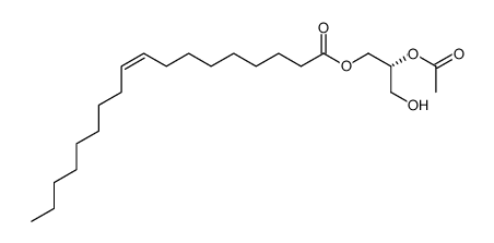 1-oleoyl-2-acetate-sn-glycerol Structure