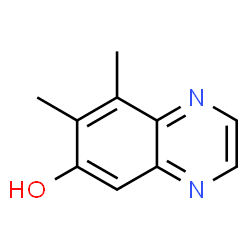 6-Quinoxalinol,7,8-dimethyl-结构式