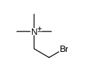 2-bromoethyl(trimethyl)azanium结构式