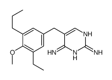 5-[(3-ethyl-4-methoxy-5-propylphenyl)methyl]pyrimidine-2,4-diamine结构式