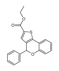 ethyl 4-phenyl-4H-thieno[3,2-c]chromene-2-carboxylate结构式