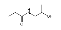 N-(2-hydroxypropyl)propionamide Structure