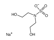 bis-(2-hydroxy-ethyl)-amidosulfuric acid , sodium salt结构式