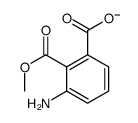 3-amino-2-methoxycarbonylbenzoate Structure