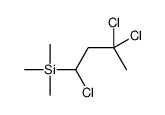 trimethyl(1,3,3-trichlorobutyl)silane Structure