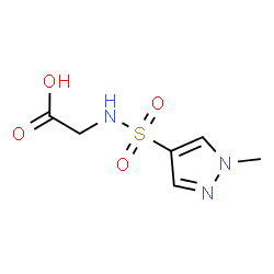 N-[(1-Methyl-1H-pyrazol-4-yl)sulfonyl]glycine Structure