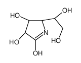 (3R,4S,5S)-5-[(1R)-1,2-dihydroxyethyl]-3,4-dihydroxypyrrolidin-2-one Structure