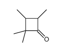 2,2,3,4-Tetramethyl-1-cyclobutanone结构式