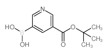 (5-(TERT-BUTOXYCARBONYL)PYRIDIN-3-YL)BORONIC ACID structure