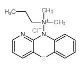 (dimethyl)[10H-pyrido[3,2-b][1,4]benzothiazine-10-propyl]ammonium chloride Structure