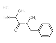 2-Amino-N-benzyl-N-methylpropanamide hydrochloride结构式