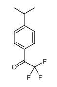 2,2,2-三氟-1-(4-异丙基苯基)乙酮结构式