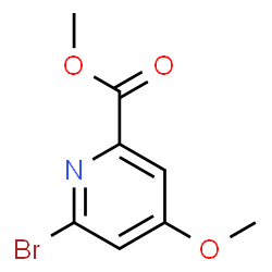 Methyl 6-broMo-4-Methoxypicolinate Structure